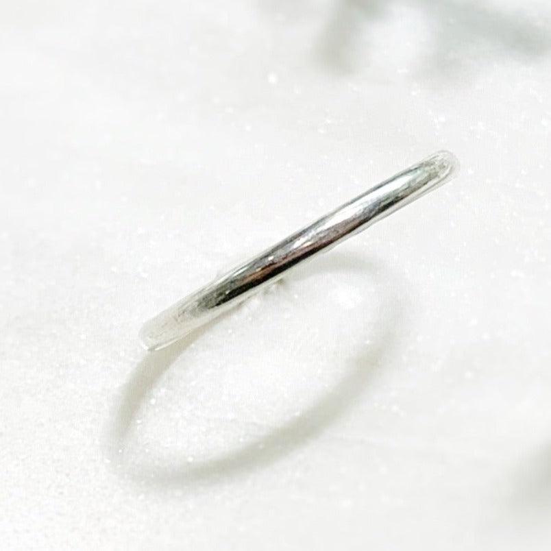 The Smart Minimalist - Dainty Silver Stacking Ring