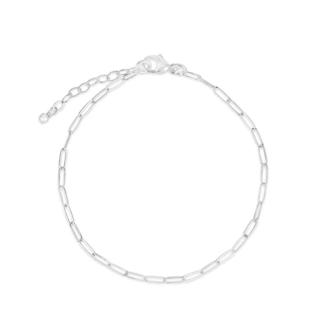 Paperclip Chain Summer Anklet - Gold/Silver - The Smart Minimalist