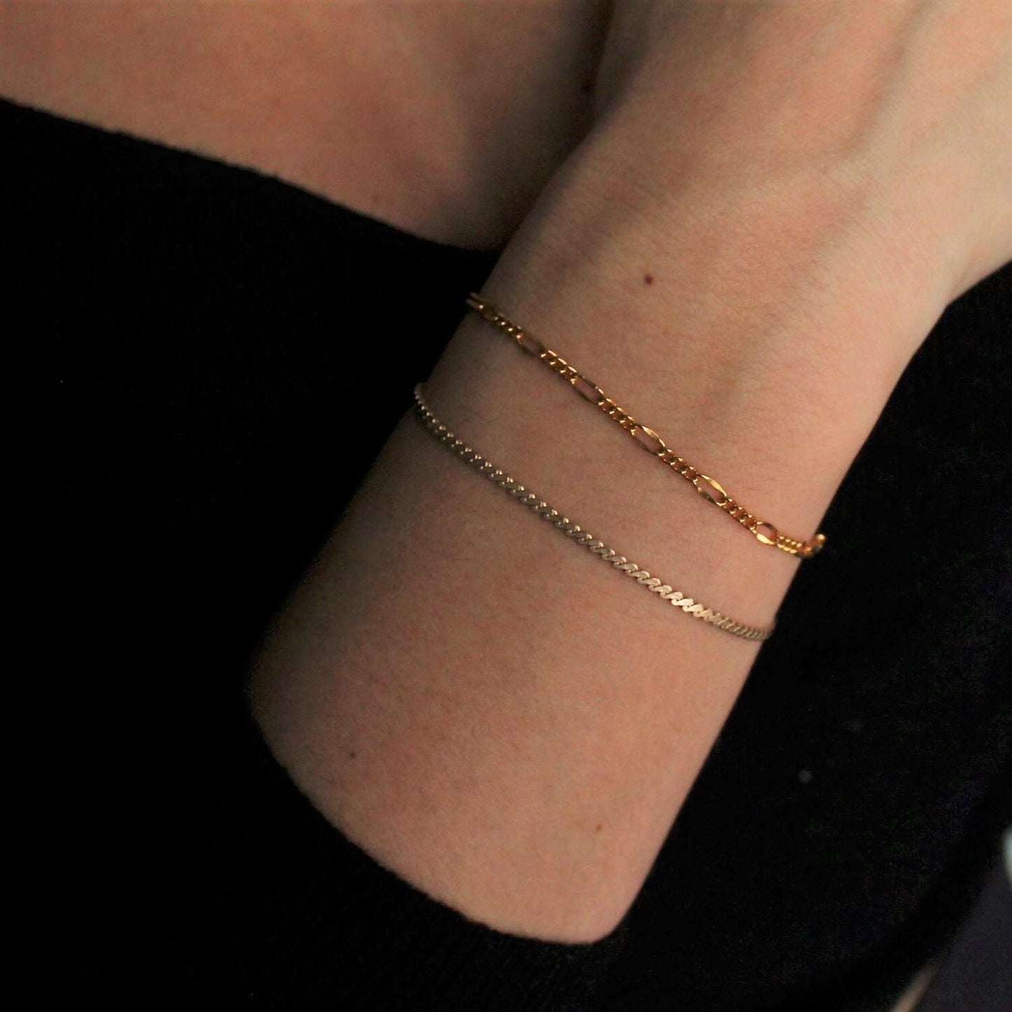 14k Gold Serpentine Chain Bracelet - The Smart Minimalist