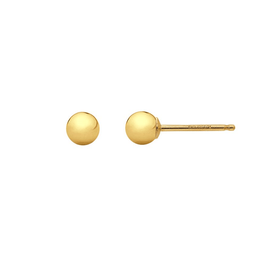 Classic Dainty Dot Stud Earrings - 14k Gold or 925 Silver - The Smart Minimalist