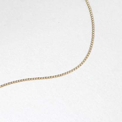 Curb Chain Anklet - 14k Gold or Silver - The Smart Minimalist