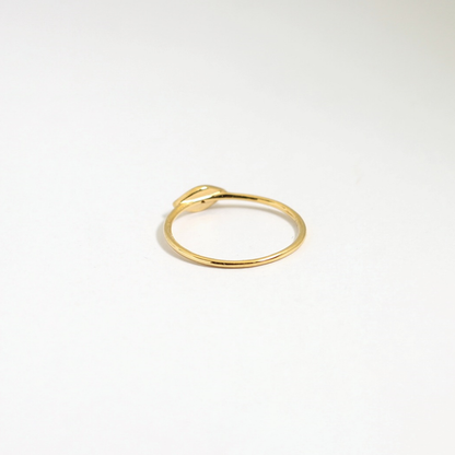 Evil Eye Ring - 10k Solid Gold & Enamel - The Smart Minimalist