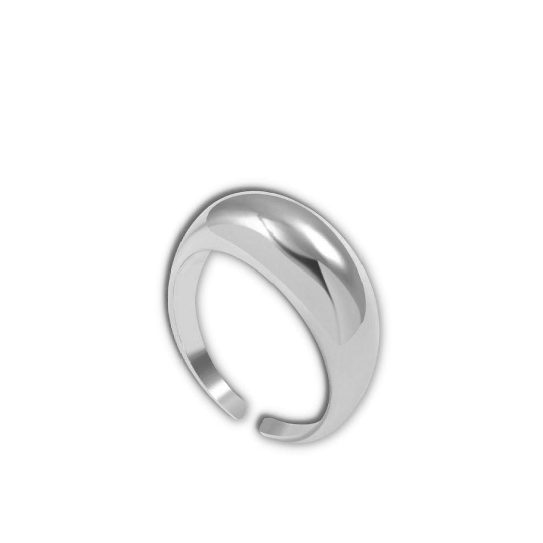 Adjustable Dome Ring - Sterling Silver - The Smart Minimalist