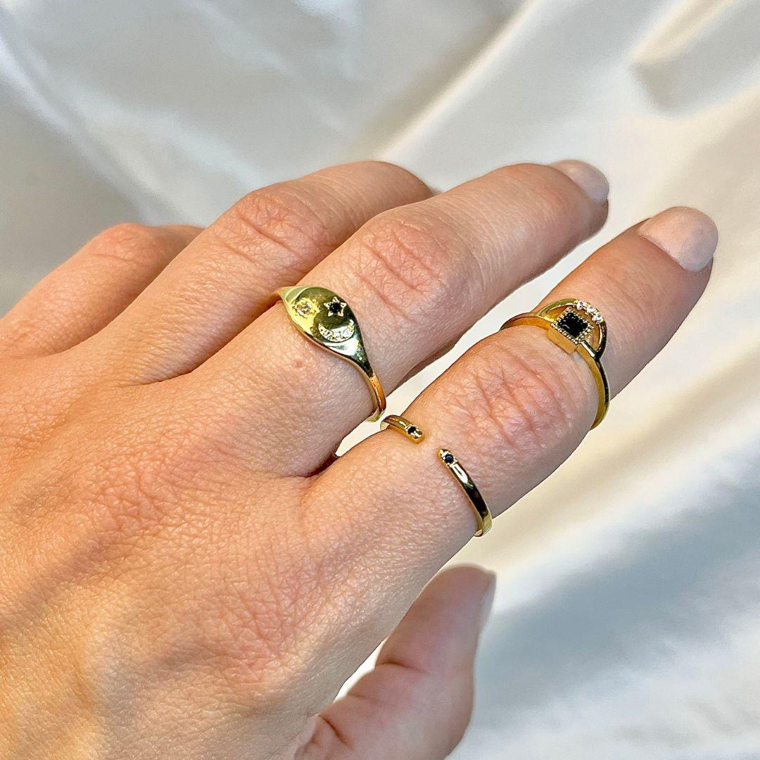 Surprise Bag - Set of 3 Vermeil Stacking Rings - The Smart Minimalist