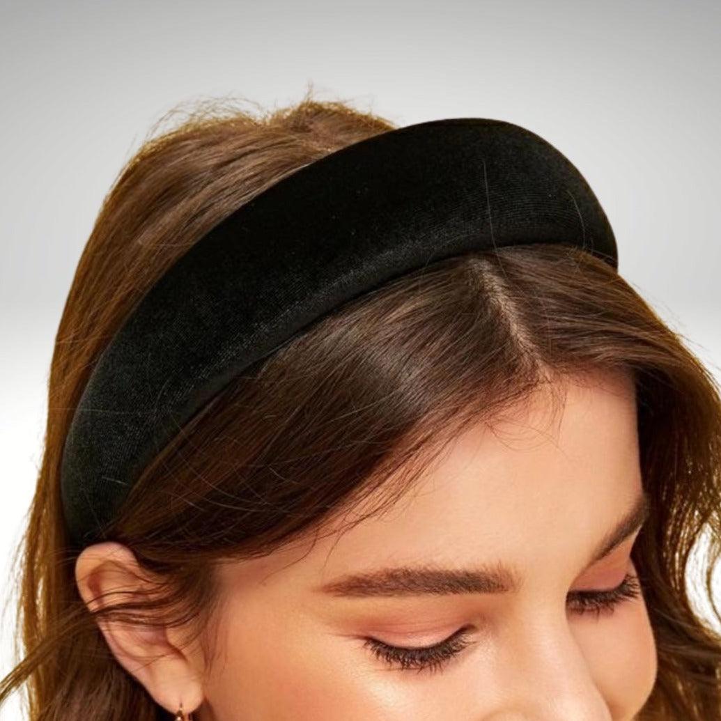 Braided Velvet Headband Size S Dark Green – SuperbrushME